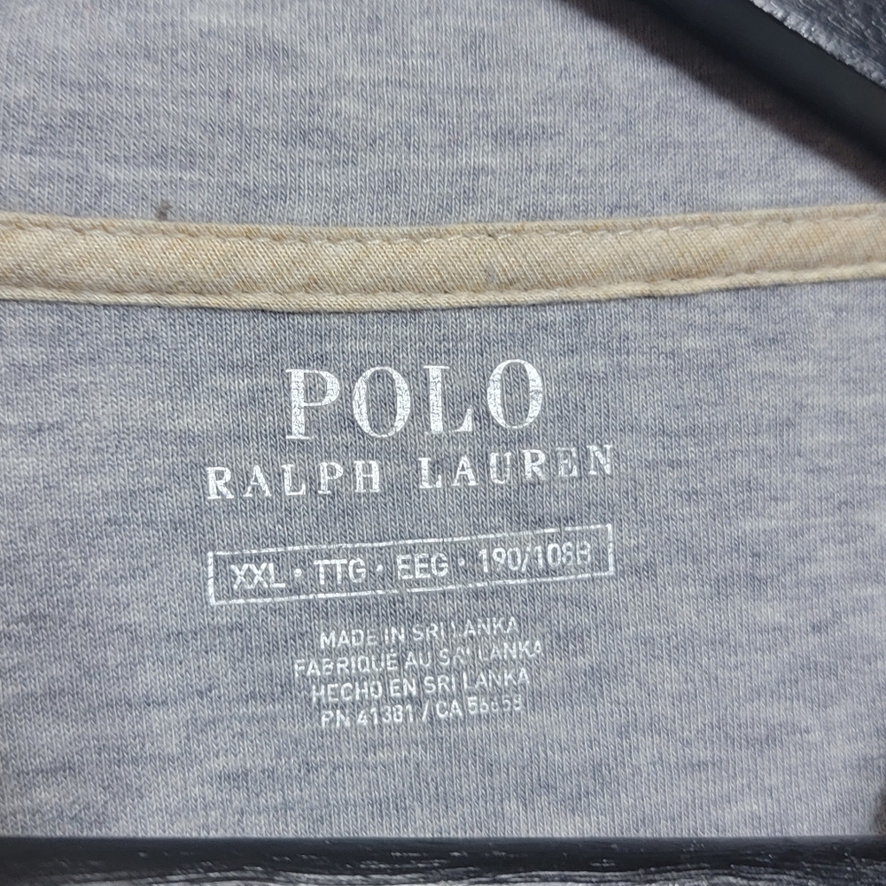Polo by Ralph Lauren Men's Beige 1/4 Zip Shirt SIZE XXL. #621 - Picture 2 of 8